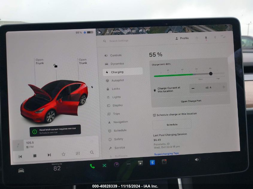 2020 Tesla Model Y Long Range Dual Motor All-Wheel Drive VIN: 5YJYGDEEXLF030364 Lot: 40828339