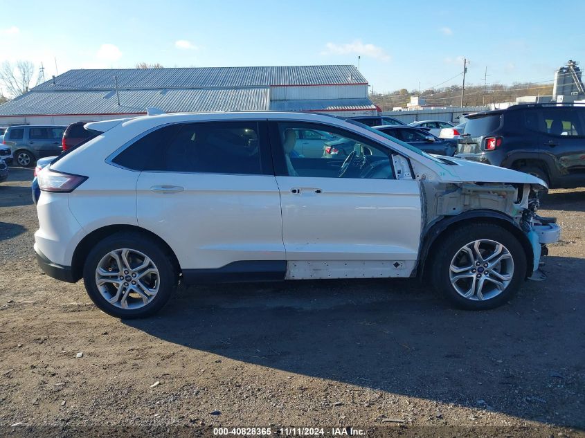 2017 Ford Edge Titanium VIN: 2FMPK3K97HBC11949 Lot: 40828365