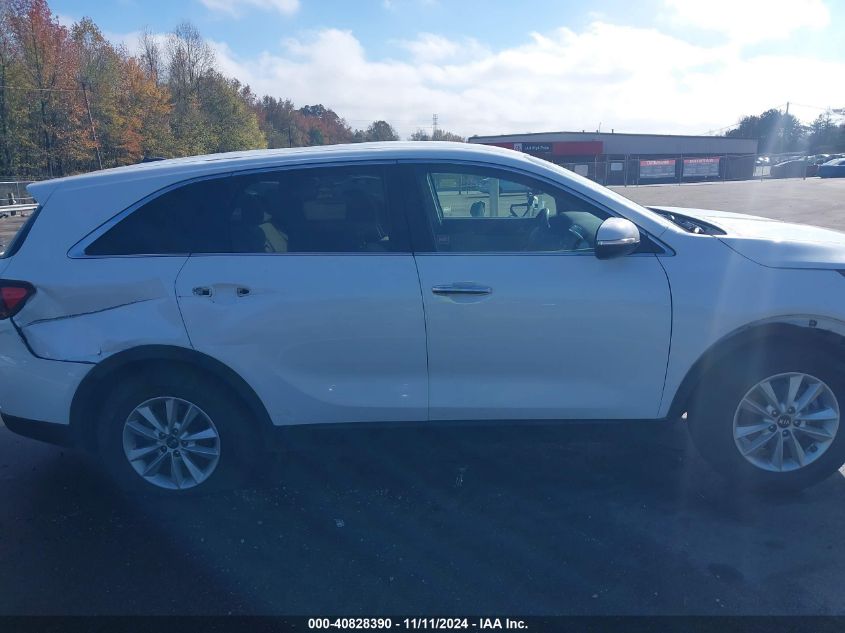 2019 Kia Sorento 3.3L Lx VIN: 5XYPG4A58KG493709 Lot: 40828390