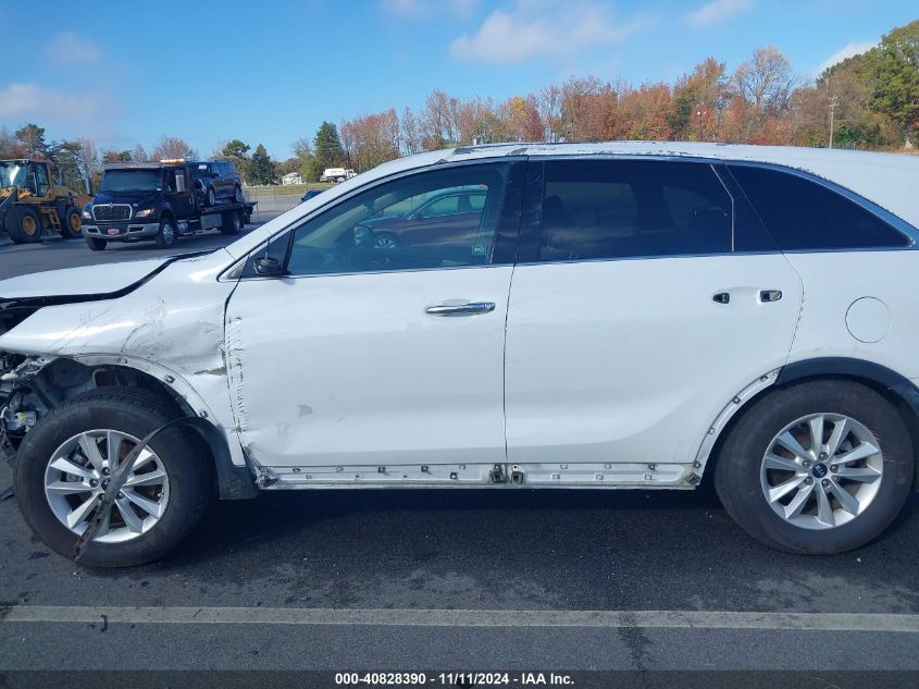 2019 Kia Sorento 3.3L Lx VIN: 5XYPG4A58KG493709 Lot: 40828390