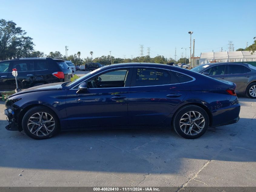 2022 Hyundai Sonata Sel VIN: 5NPEF4JAXNH143003 Lot: 40828410