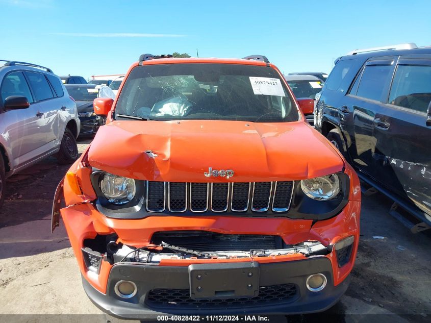 2019 Jeep Renegade Latitude Fwd VIN: ZACNJABB2KPK88203 Lot: 40828422