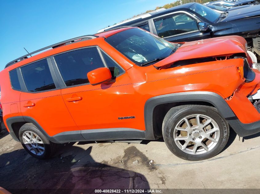 2019 Jeep Renegade Latitude Fwd VIN: ZACNJABB2KPK88203 Lot: 40828422