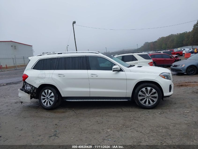 2018 Mercedes-Benz Gls 450 4Matic VIN: 4JGDF6EE2JB163600 Lot: 40828429