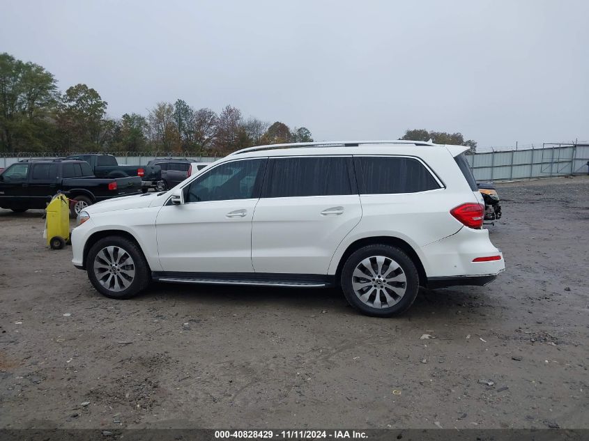 2018 Mercedes-Benz Gls 450 4Matic VIN: 4JGDF6EE2JB163600 Lot: 40828429