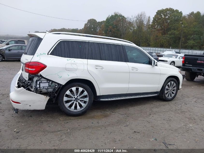 2018 Mercedes-Benz Gls 450 4Matic VIN: 4JGDF6EE2JB163600 Lot: 40828429