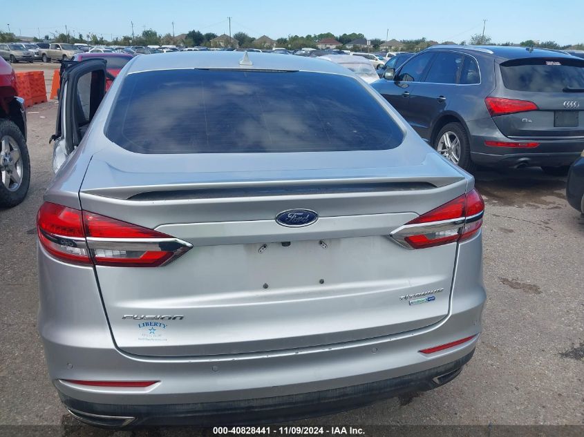 2019 Ford Fusion Titanium VIN: 3FA6P0D9XKR184774 Lot: 40828441