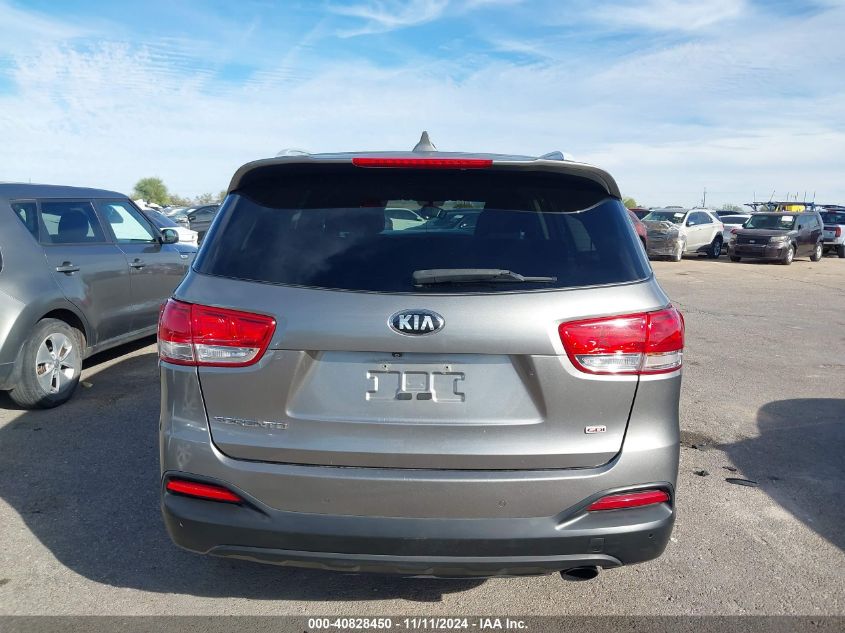 2016 Kia Sorento 2.4L Lx VIN: 5XYPG4A33GG079162 Lot: 40828450