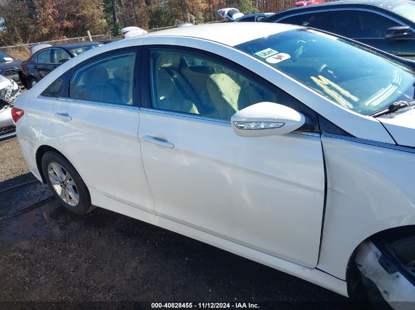 2014 Hyundai Sonata Gls VIN: 5NPEB4AC1EH929379 Lot: 40828455