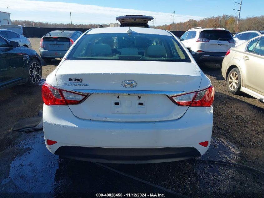 2014 Hyundai Sonata Gls VIN: 5NPEB4AC1EH929379 Lot: 40828455