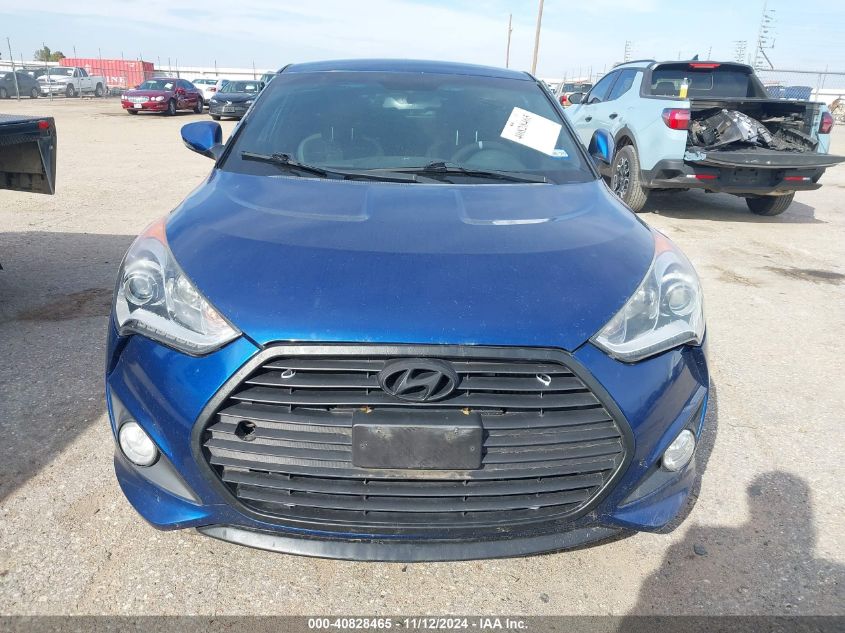 2016 Hyundai Veloster Turbo VIN: KMHTC6AE4GU271840 Lot: 40828465