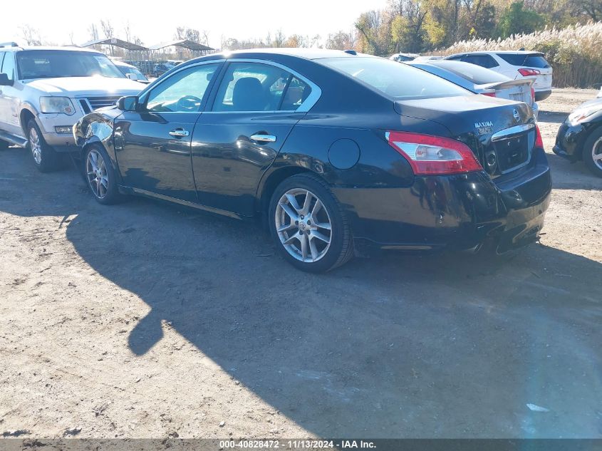 2011 Nissan Maxima 3.5 Sv VIN: 1N4AA5AP3BC831882 Lot: 40828472