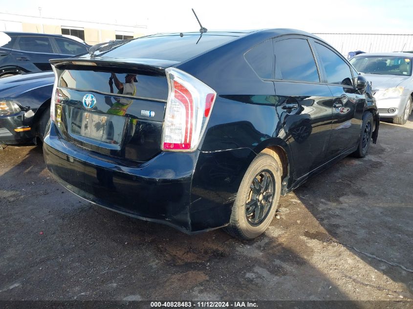 VIN JTDKN3DU4F0449666 2015 TOYOTA PRIUS no.4