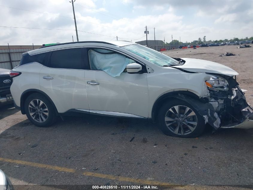 2017 Nissan Murano Sv VIN: 5N1AZ2MG3HN182672 Lot: 40828510