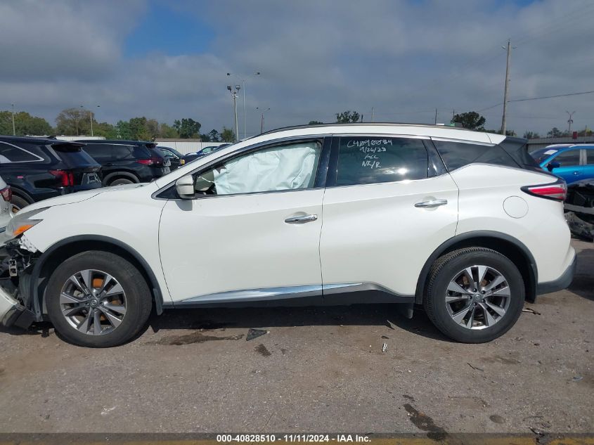 2017 Nissan Murano Sv VIN: 5N1AZ2MG3HN182672 Lot: 40828510