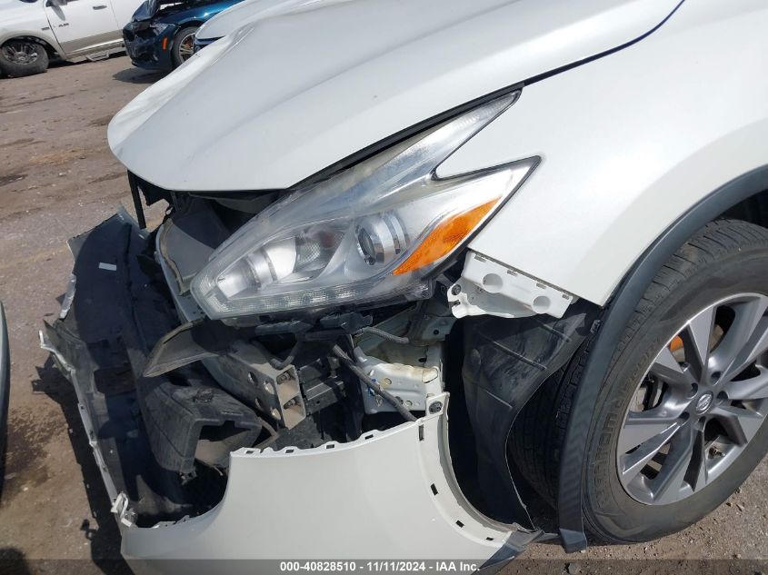 2017 Nissan Murano Sv VIN: 5N1AZ2MG3HN182672 Lot: 40828510