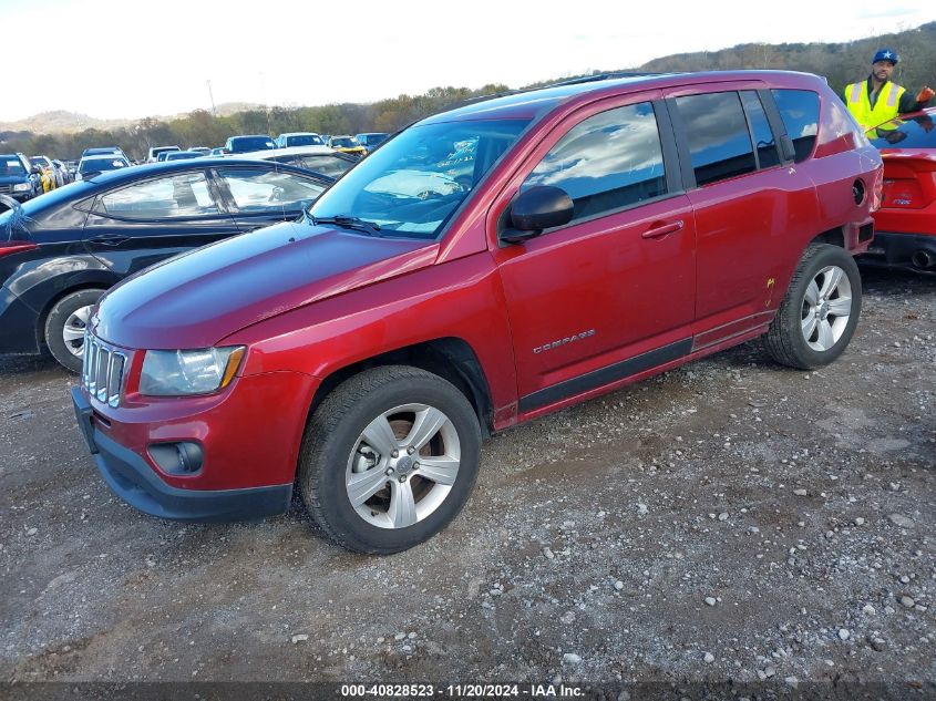 2016 Jeep Compass Sport VIN: 1C4NJDBB3GD521192 Lot: 40828523