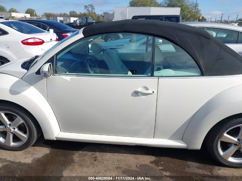 2007 Volkswagen New Beetle Triple White VIN: 3VWFF31Y87M411696 Lot: 40828584