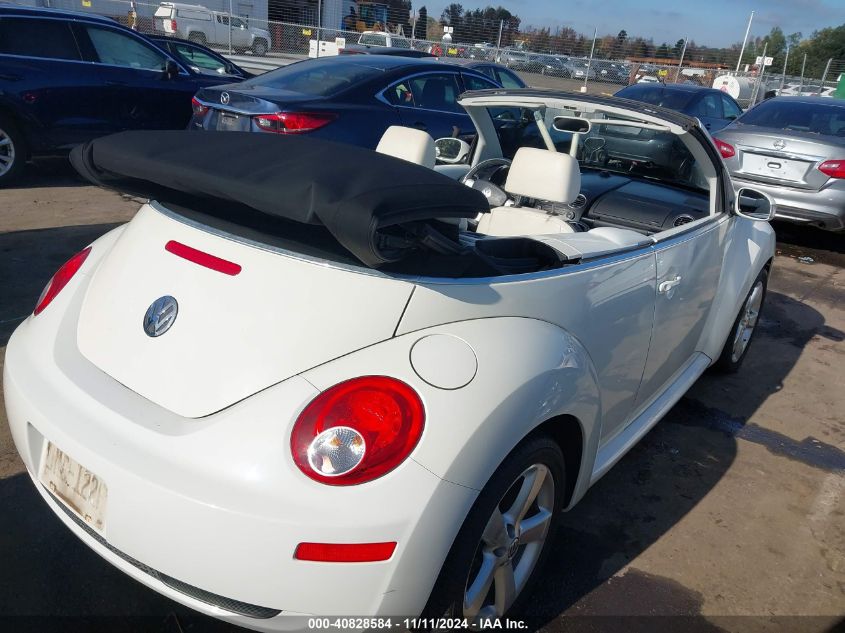 2007 Volkswagen New Beetle Triple White VIN: 3VWFF31Y87M411696 Lot: 40828584