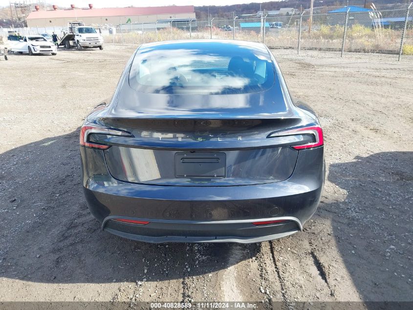 2024 Tesla Model 3 VIN: 5YJ3E1EA5RF735545 Lot: 40828589