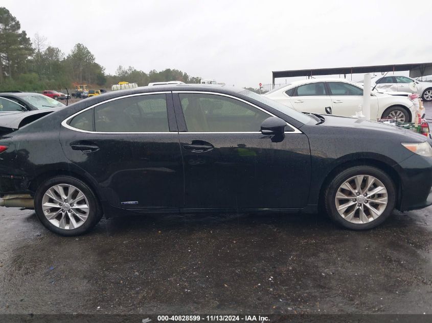 2013 Lexus Es 300H VIN: JTHBW1GG7D2022280 Lot: 40828599