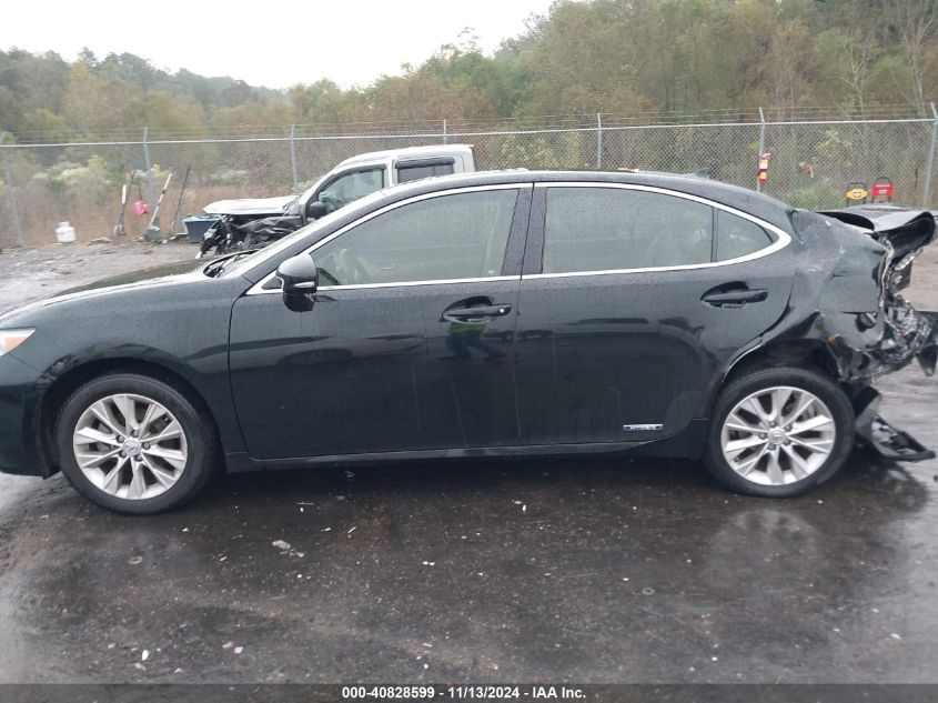 2013 Lexus Es 300H VIN: JTHBW1GG7D2022280 Lot: 40828599