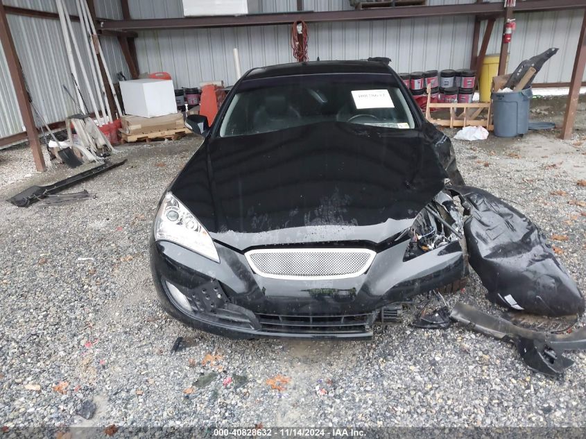 2010 Hyundai Genesis 3.8 Track VIN: KMHHU6KH2AU023203 Lot: 40828632