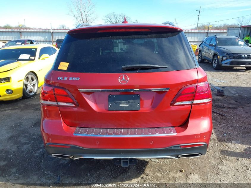 2017 Mercedes-Benz Gle 350 VIN: 4JGDA5JB6HA897144 Lot: 40828639