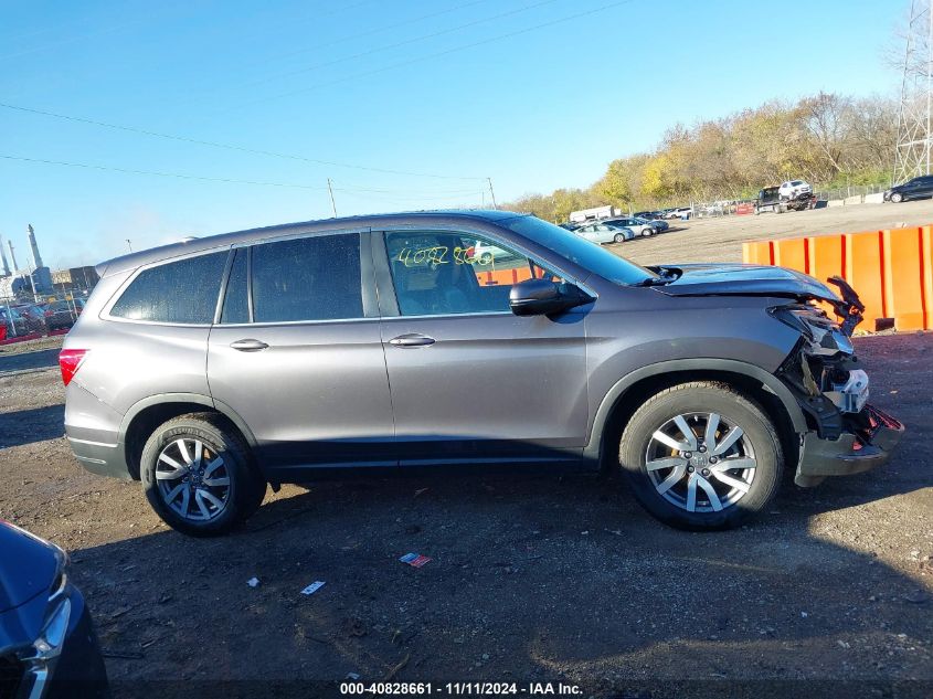 2019 Honda Pilot Exl VIN: 5FNYF6H56KB021136 Lot: 40828661