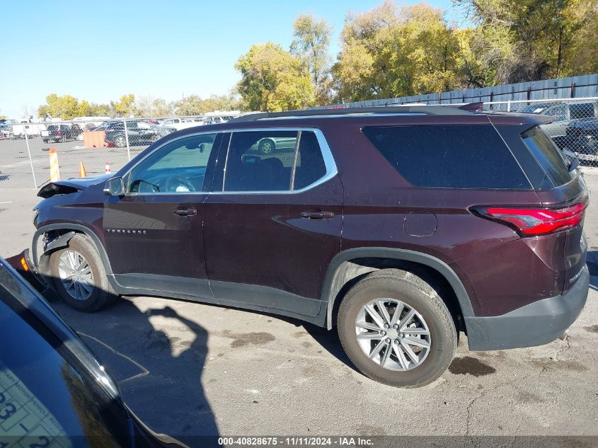 2022 Chevrolet Traverse Awd Lt Leather VIN: 1GNEVHKW2NJ110953 Lot: 40828675