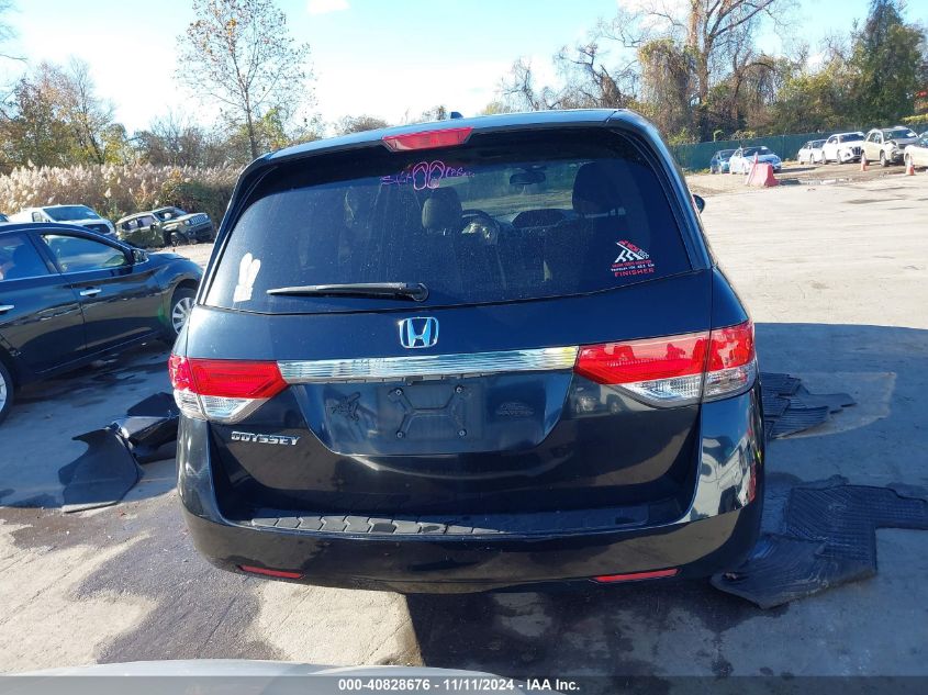 2015 Honda Odyssey Ex-L VIN: 5FNRL5H67FB031101 Lot: 40828676