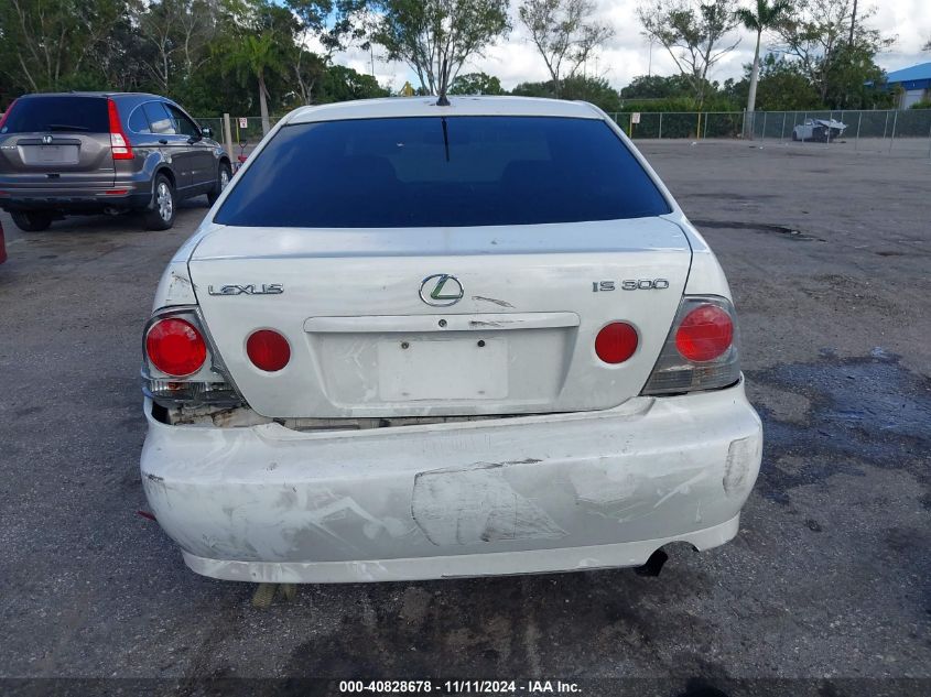 2001 Lexus Is VIN: JTHBD182010028745 Lot: 40828678