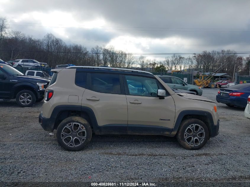 2016 Jeep Renegade Limited VIN: ZACCJBDT4GPD26320 Lot: 40828681