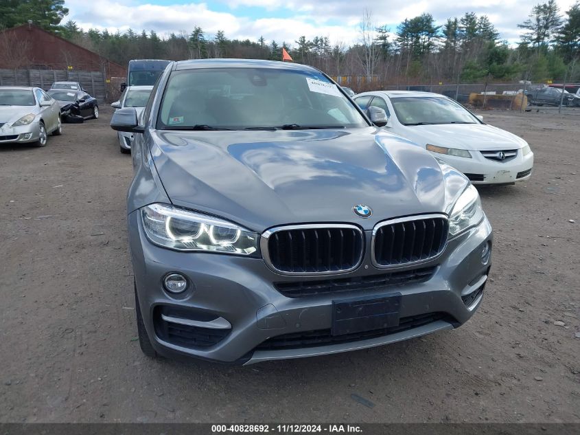 2015 BMW X6 xDrive35I VIN: 5UXKU2C50F0F96298 Lot: 40828692