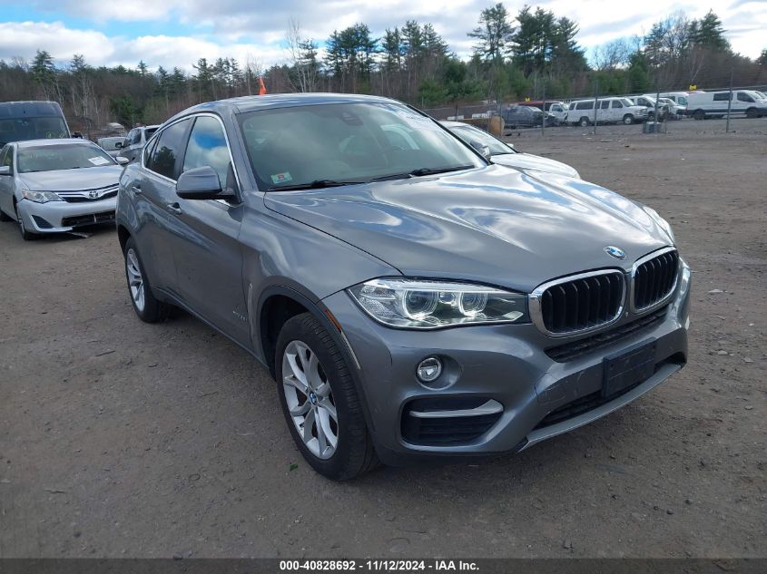 2015 BMW X6 xDrive35I VIN: 5UXKU2C50F0F96298 Lot: 40828692