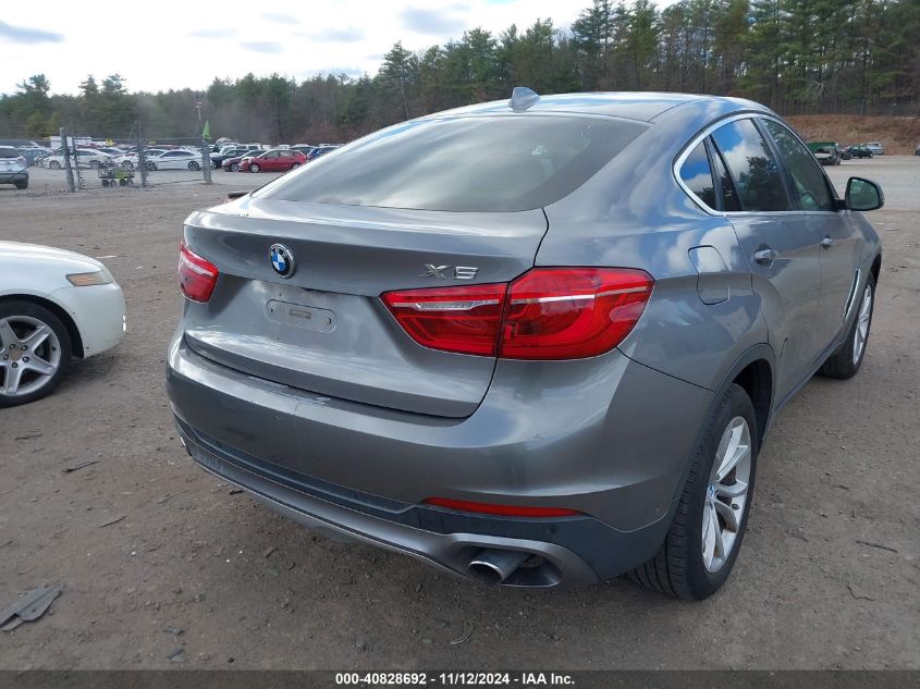 2015 BMW X6 xDrive35I VIN: 5UXKU2C50F0F96298 Lot: 40828692