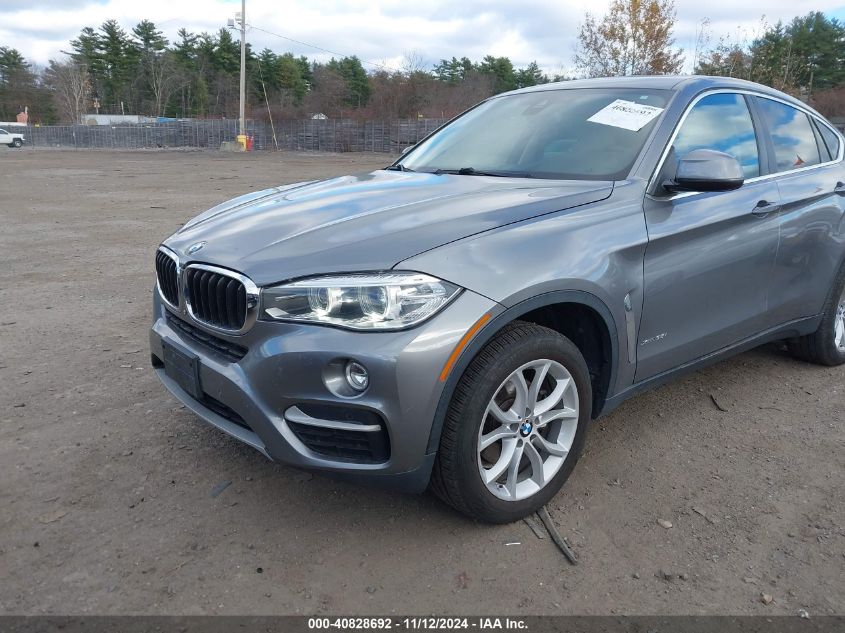 2015 BMW X6 xDrive35I VIN: 5UXKU2C50F0F96298 Lot: 40828692