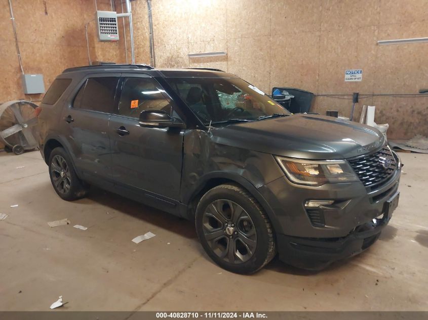 VIN 1FM5K8GT9JGC23446 2018 FORD EXPLORER no.1