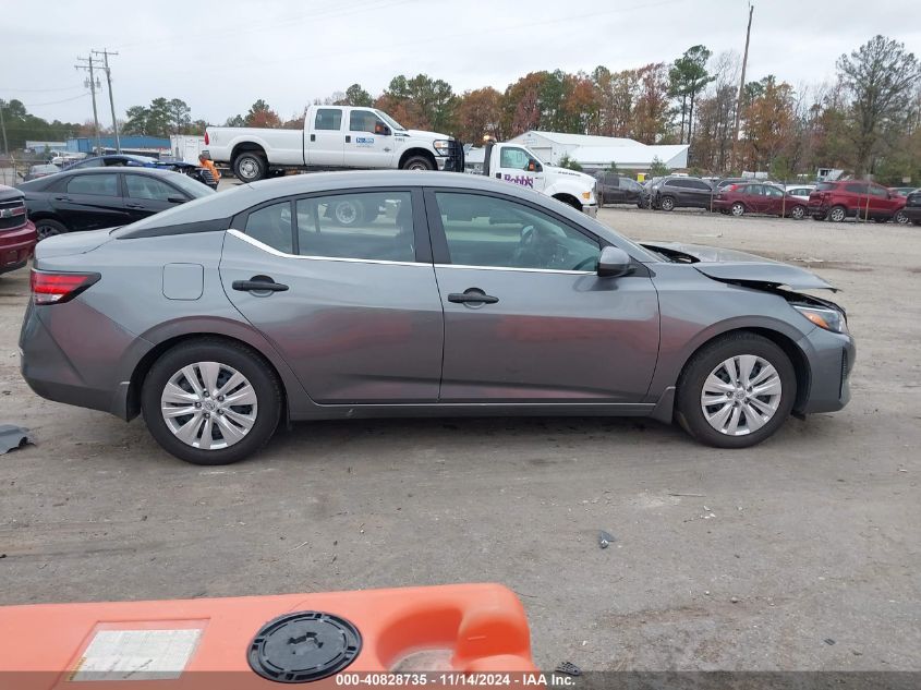 2024 Nissan Sentra S Xtronic Cvt VIN: 3N1AB8BV2RY204178 Lot: 40828735