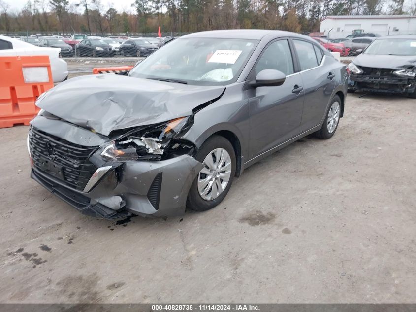 2024 Nissan Sentra S Xtronic Cvt VIN: 3N1AB8BV2RY204178 Lot: 40828735