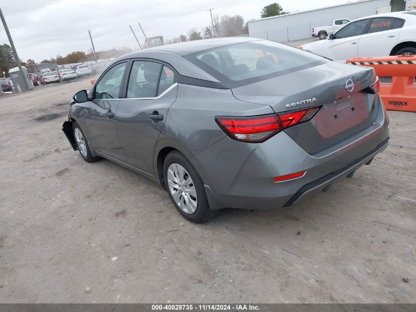 2024 Nissan Sentra S Xtronic Cvt VIN: 3N1AB8BV2RY204178 Lot: 40828735