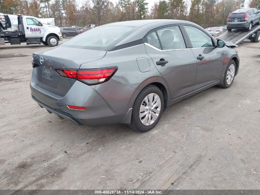 2024 Nissan Sentra S Xtronic Cvt VIN: 3N1AB8BV2RY204178 Lot: 40828735