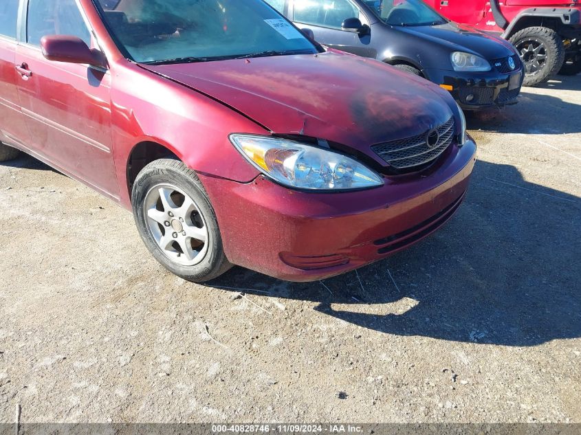 2004 Toyota Camry Le VIN: 4T1BE30K44U370584 Lot: 40828746