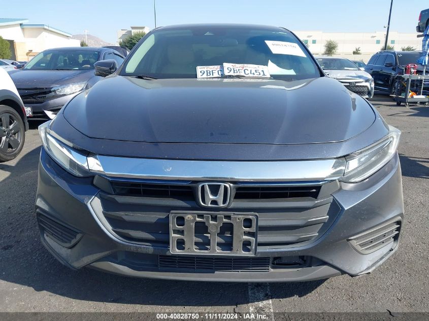 2019 Honda Insight Ex VIN: 19XZE4F54KE015081 Lot: 40828750