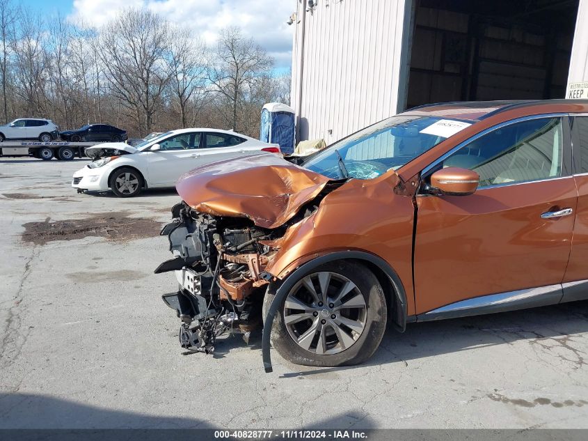 2015 Nissan Murano Sv VIN: 5N1AZ2MH4FN209559 Lot: 40828777