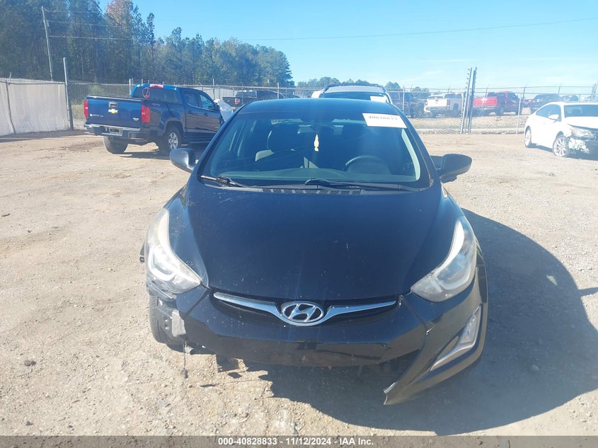 2015 HYUNDAI ELANTRA VIN: KMHDH4AE0FU352679