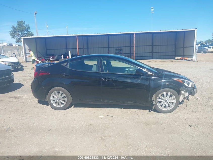 2015 HYUNDAI ELANTRA VIN: KMHDH4AE0FU352679