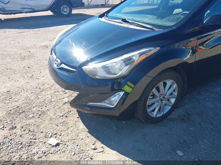 2015 HYUNDAI ELANTRA VIN: KMHDH4AE0FU352679