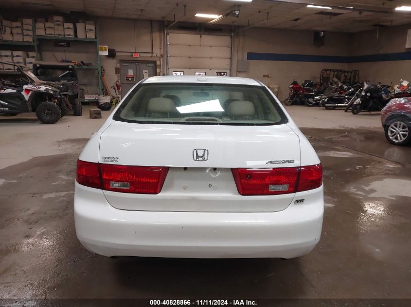 2005 Honda Accord 3.0 Ex VIN: 1HGCM66525A063370 Lot: 40828866