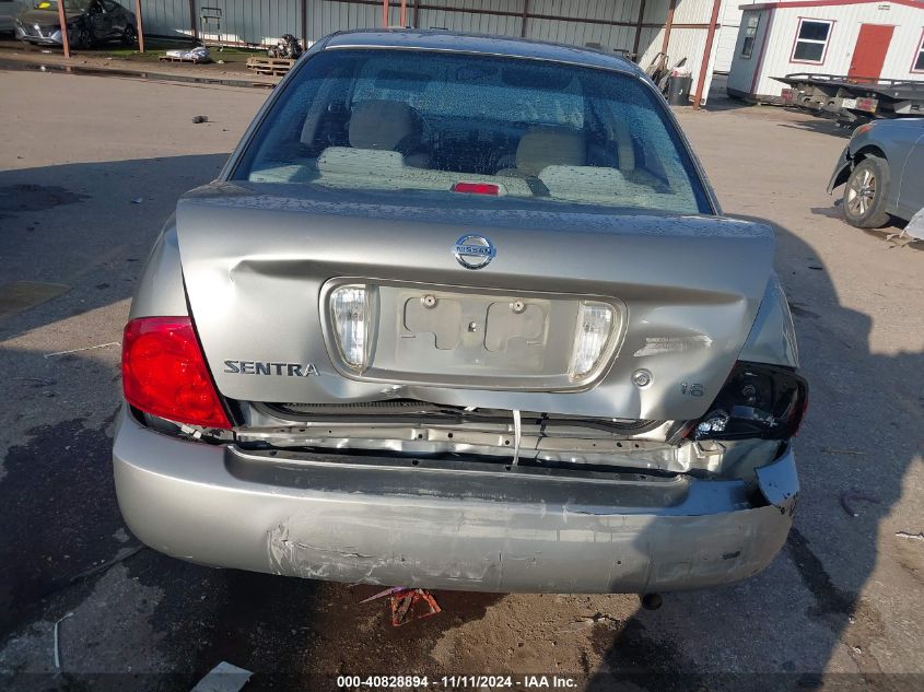 2006 Nissan Sentra 1.8 VIN: 3N1CB51DX6L544171 Lot: 40828894